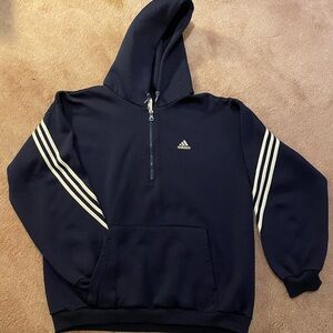 Adidas Navy Blue Vintage hoodie